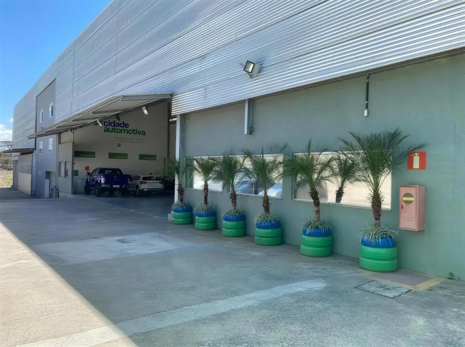 Estrutura da Cidade Automotiva em Vespasiano, ao lado da Cidade Administrativa