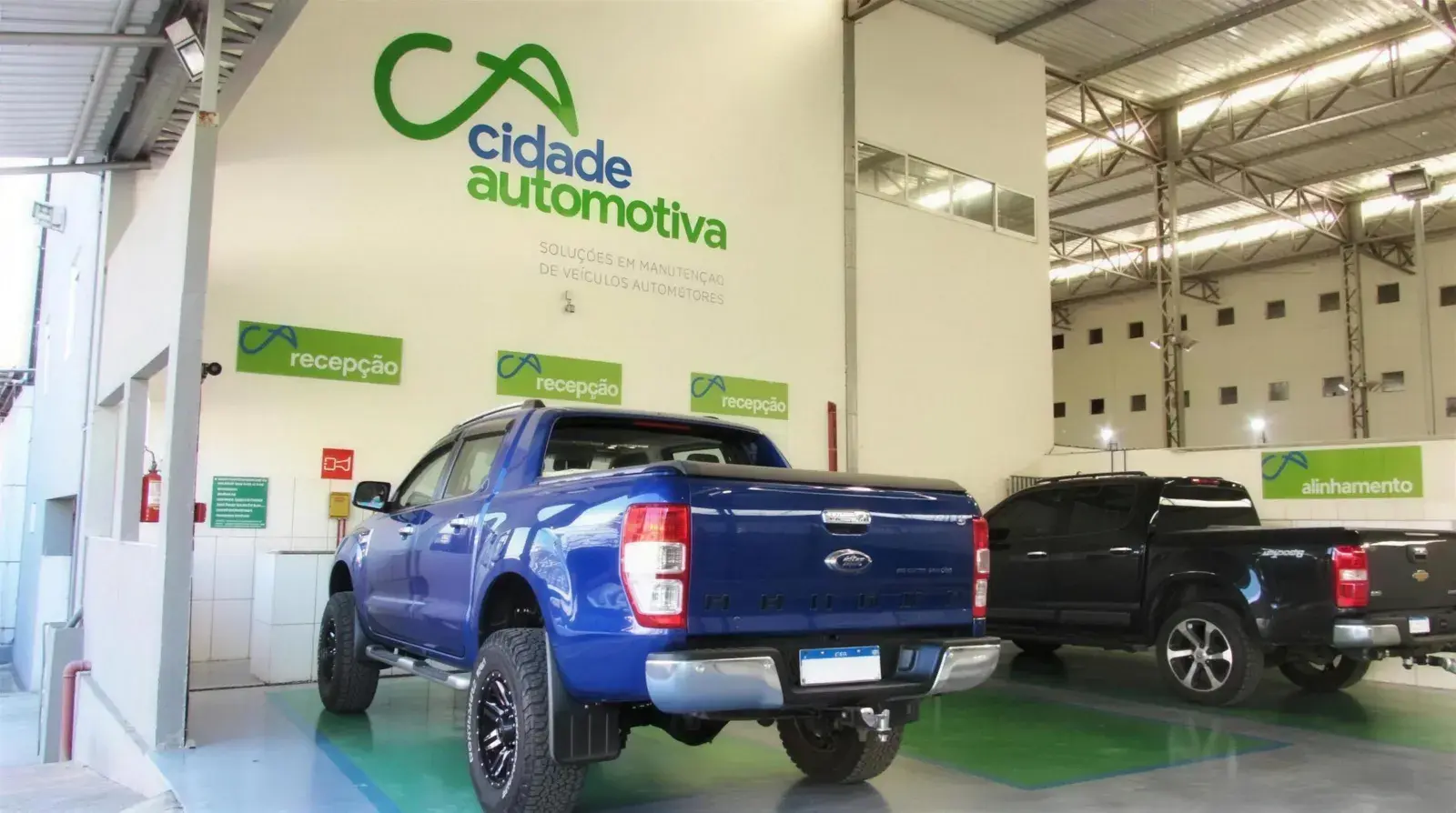 Recepção da Cidade Automotiva, oficina especialista em Vespasiano